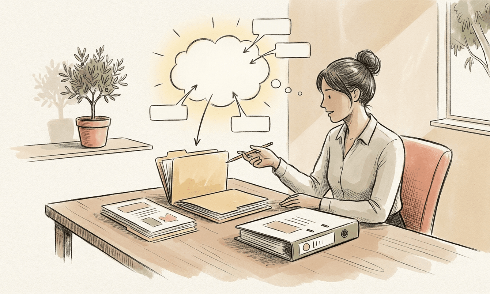 Sketch of a small clinic operations assistant handling internal workflows and documents